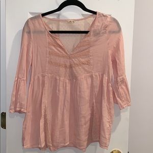 Hollister pink blouse